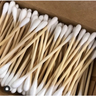 Bông tăm ráy tai ( gỗ )( Bịch 90 que_ lốc 12 gói )