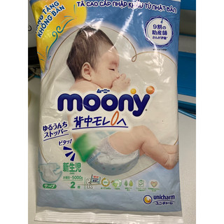 Tã dán sơ sinh 3-5kg Moony 50-100c