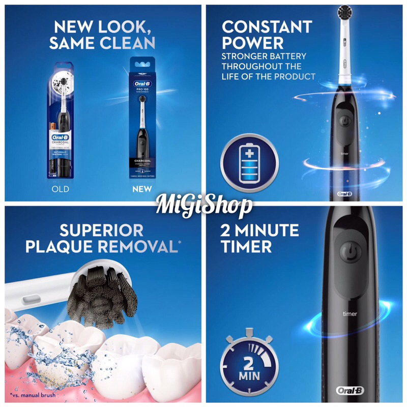 Bàn Chải Pin Oral B Pro 100 Power Toothbrush