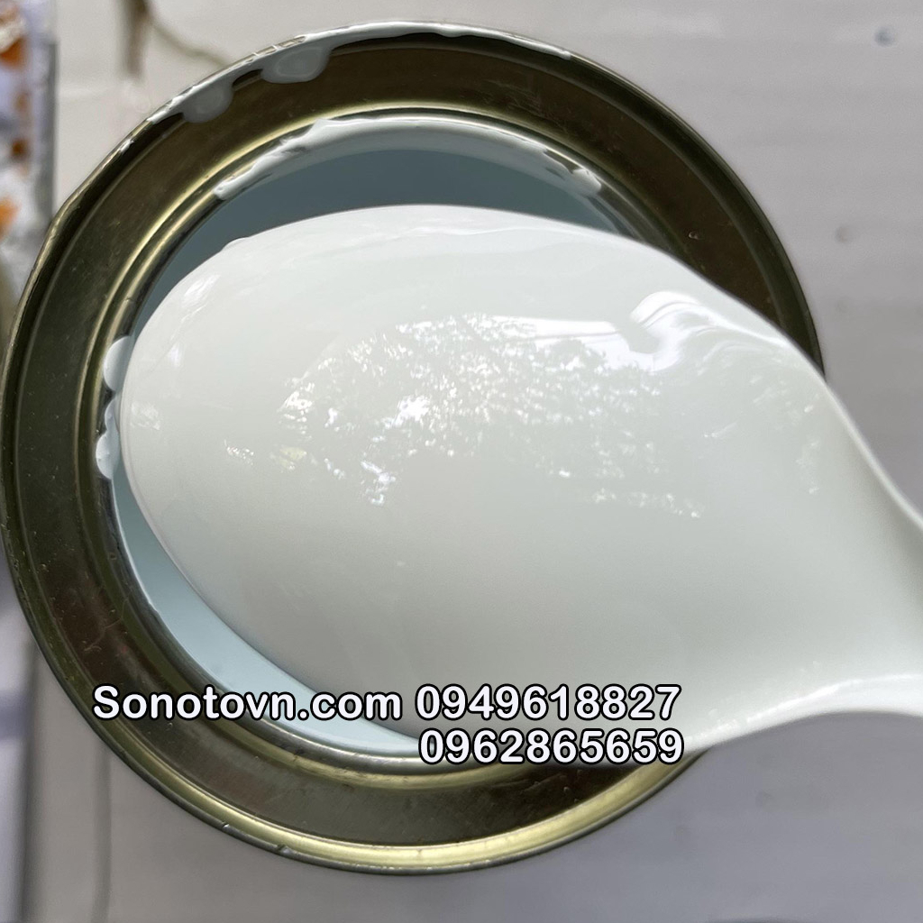 Sơn xe máy Honda Wave màu trắng 2K không nhũ sơn zin nhà máy Tân Thành Đạt