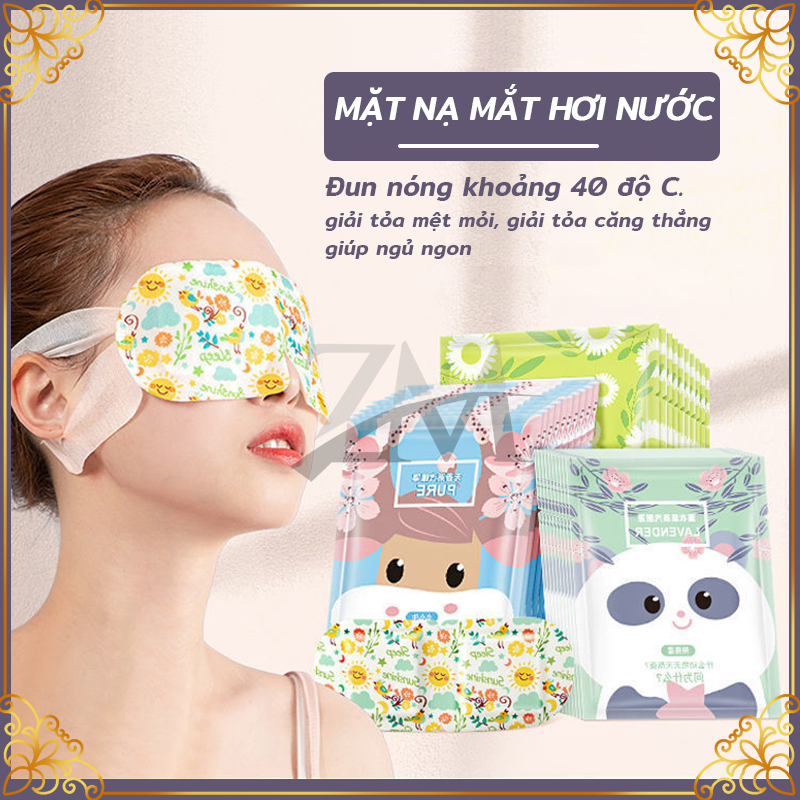 Mặt Nạ Mắt Nóng Xông Hơi, Mặt nạ mắt nóng,mask mắt nóng giúp thư giãn, giảm quầng thâm mắt