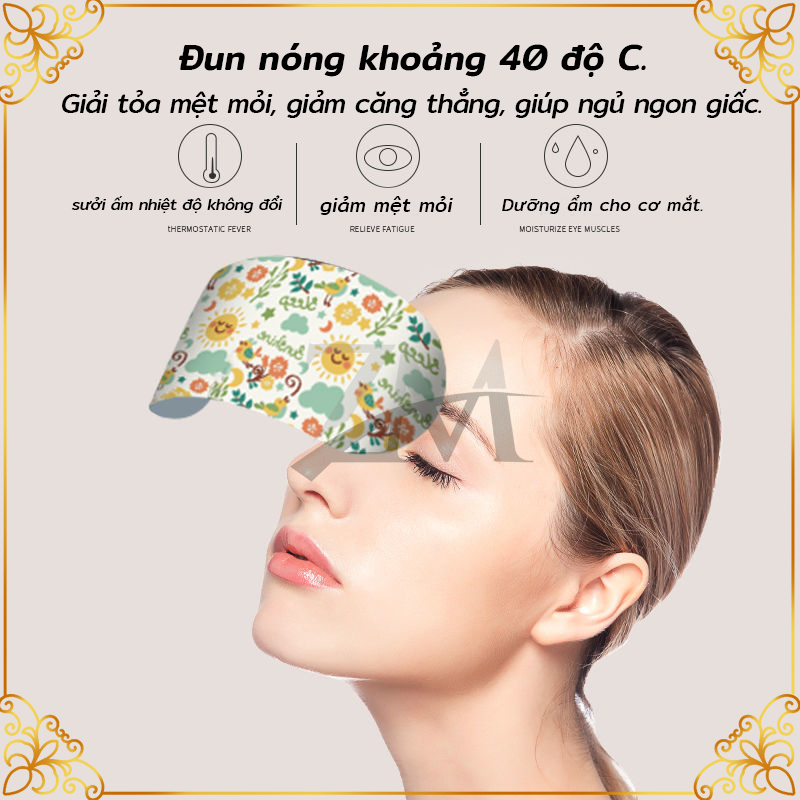 Mặt Nạ Mắt Nóng Xông Hơi, Mặt nạ mắt nóng,mask mắt nóng giúp thư giãn, giảm quầng thâm mắt