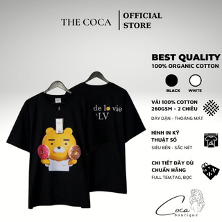 Áo ADLV Kakao Ryan Donut - Chất 100% Cotton 2 chiều chi tiết Chuẩn hãng The.Coca