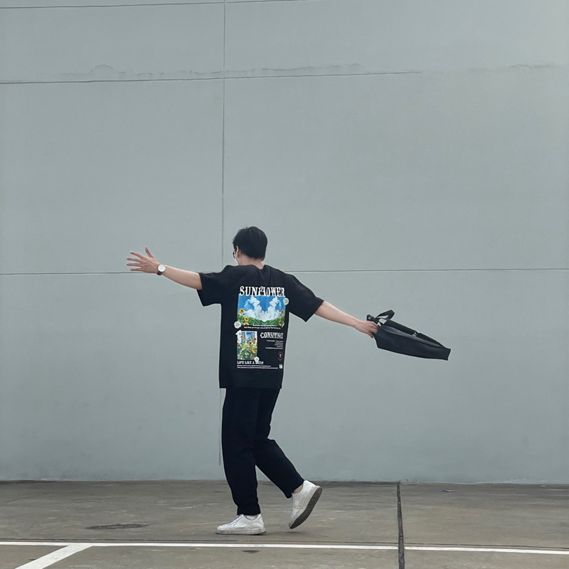 Áo Thun Unisex 98.Blossom SUNFLOWER TEE 100% Cotton - Local Brand