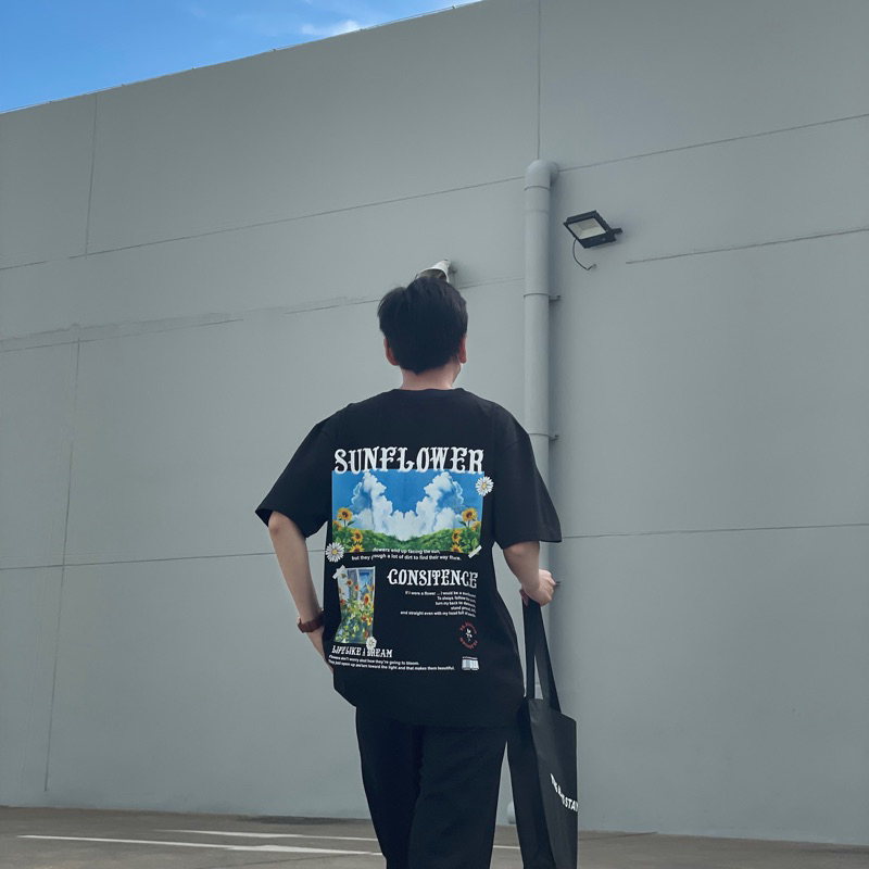 Áo Thun Unisex 98.Blossom SUNFLOWER TEE 100% Cotton - Local Brand