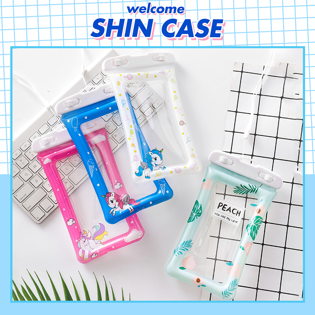 Túi đựng điện thoại chống nước có phao nổi và dây đeo siêu tiện lợi cho các chuyến du lịch biển, đi bơi