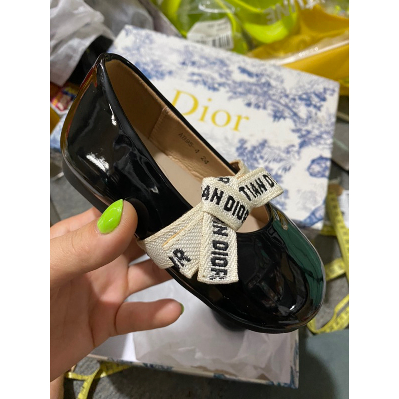 Giầy búp bê cho bé di.or da bóng hàng super cho bé gái full box