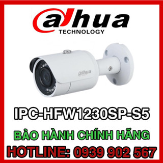 Camera ip hồng ngoại 2.0 megapixel dahua ipc-hfw1230sp-s5
