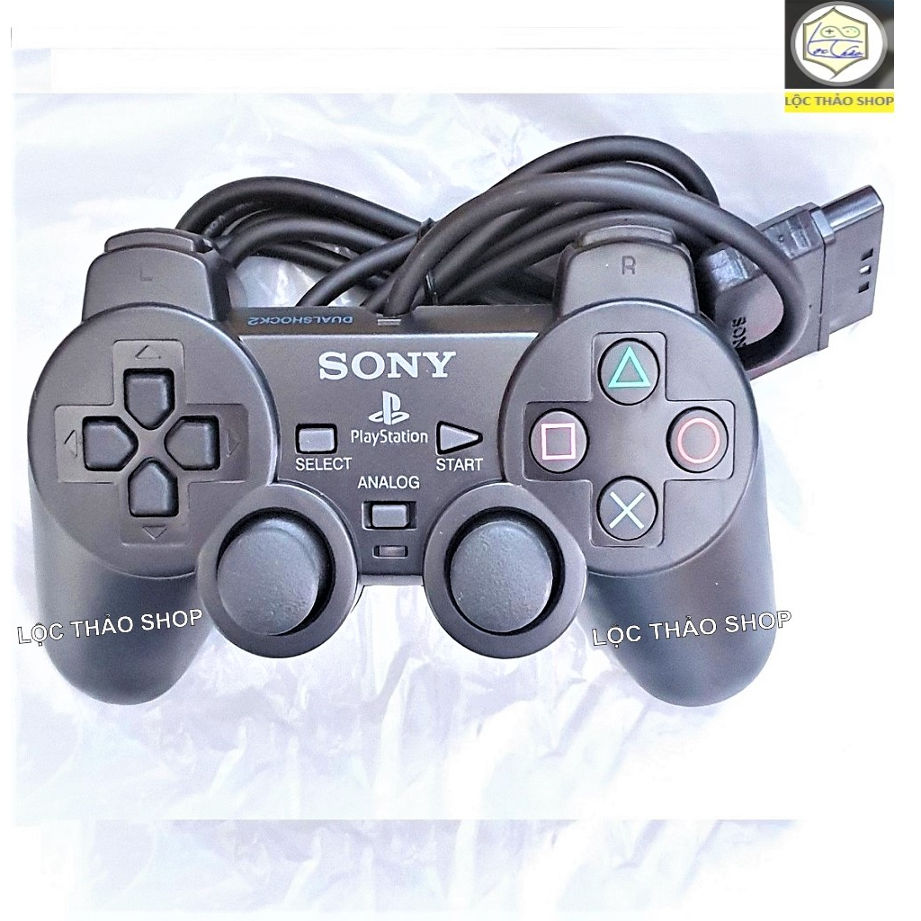 Tay cầm PS2 Combo Tay game PS2 PS1 kèm dây AV