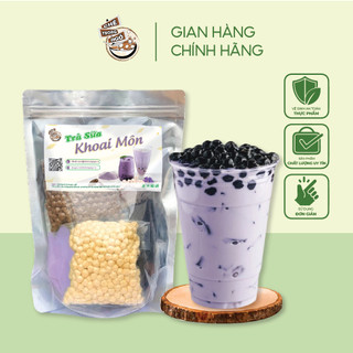 Set nguyên liệu pha trà sữa khoai môn trà sữa socola trà sữa thái xanh thái đỏ chè trong ngõ thành phẩm 30-35 ly
