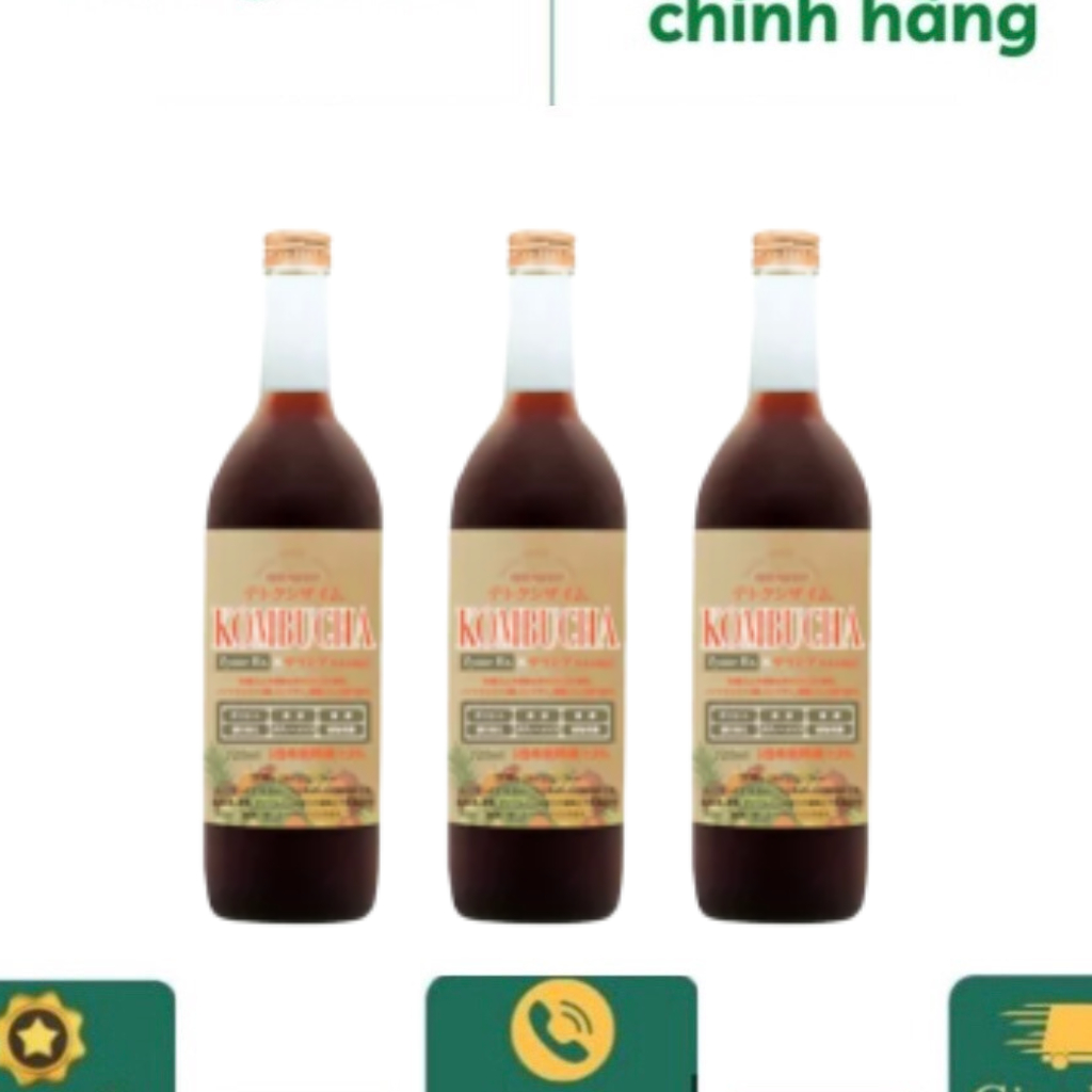 Trà Kombucha Nhật Bản Detox Cơ Thể, Thải Mỡ Organic