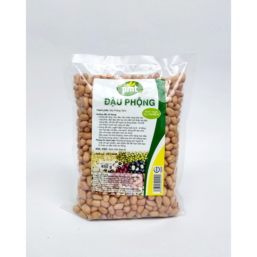Đậu phộng PMT gói 450gr - Hàng Công Ty - Hạt to, đều, khô