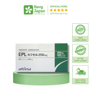  Viên Uống Alfresa Epl Capsules 250mg Cải Thiện Gan 400 Viên Nhật Bản 