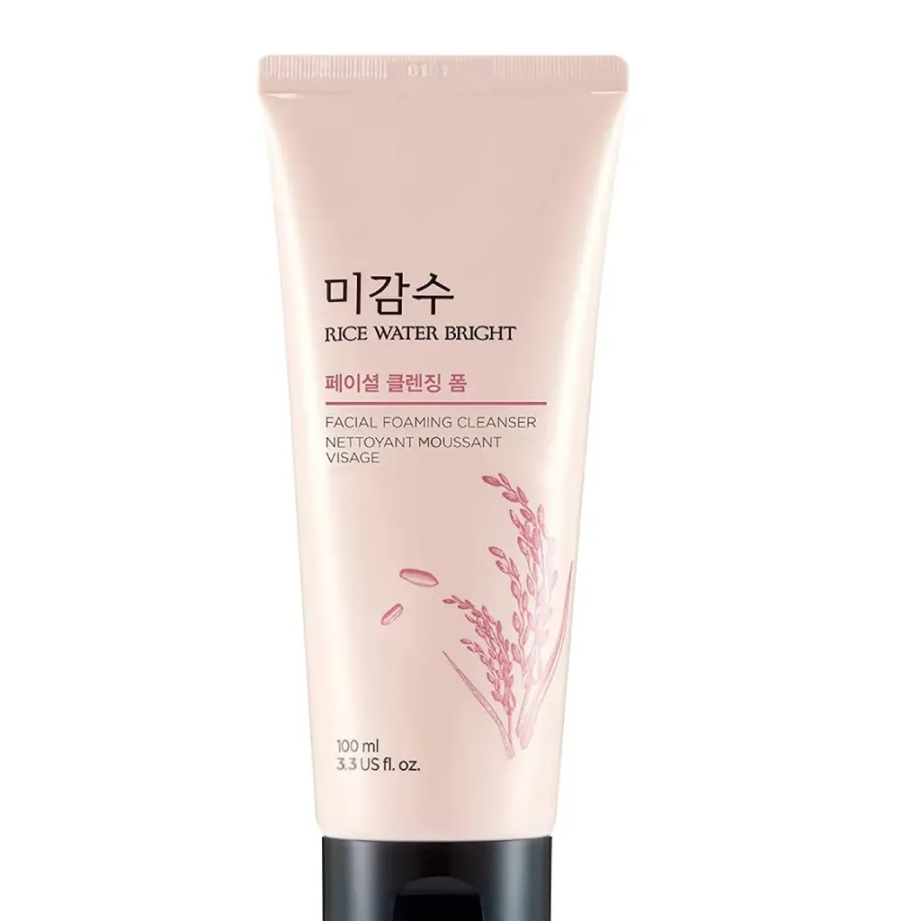 Sữa Rửa Mặt Làm Sáng Da THE FACE SHOP Rice Water Bright Cleansing Foam 100Ml