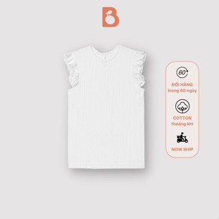 Áo thun bé gái BERRY cánh tiên vải cotton thông hơi dễ phối đồ STELLAR