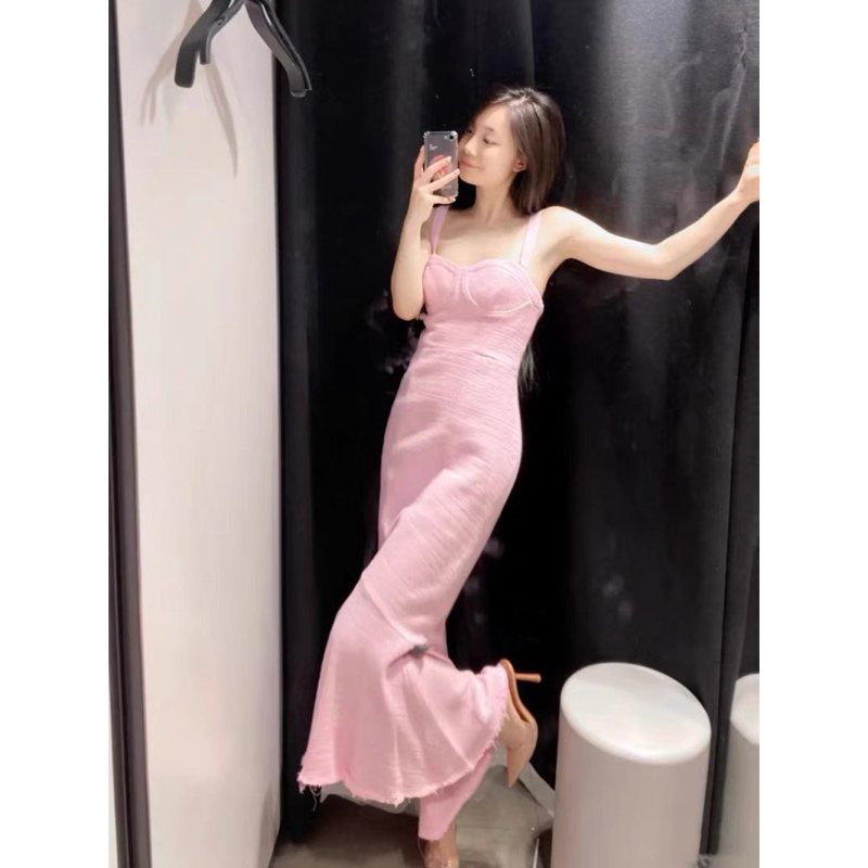 Đầm 2 dây đuôi cá zara xuất xịn