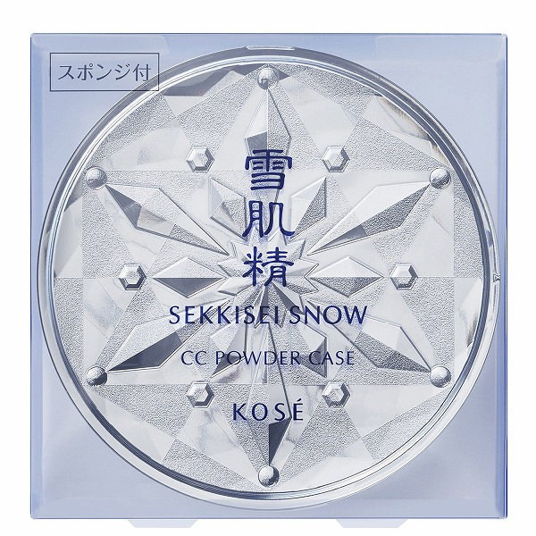 Vỏ đựng phấn nền Kose Sekkisei Snow CC Powder Case - NHẬT BẢN