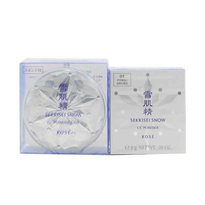 Vỏ đựng phấn nền Kose Sekkisei Snow CC Powder Case - NHẬT BẢN