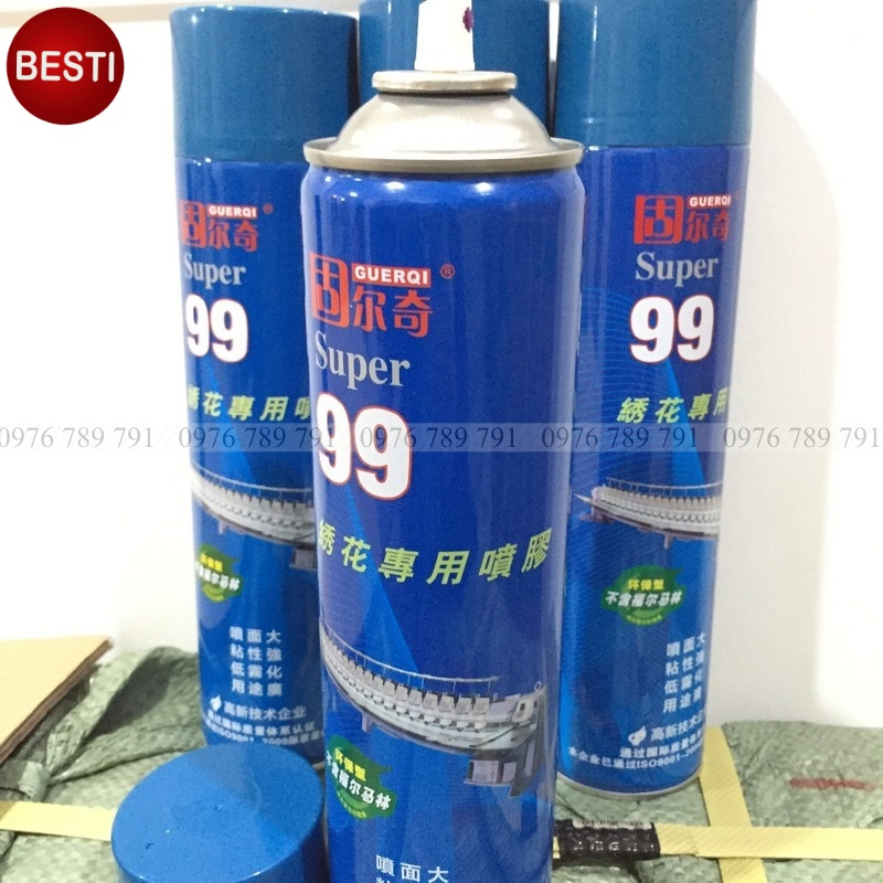 Keo dán xốp đa năng siêu dính không mùi- Keo xịt đa năng Super 99 dán xốp mút, bông mây chuyên dụng