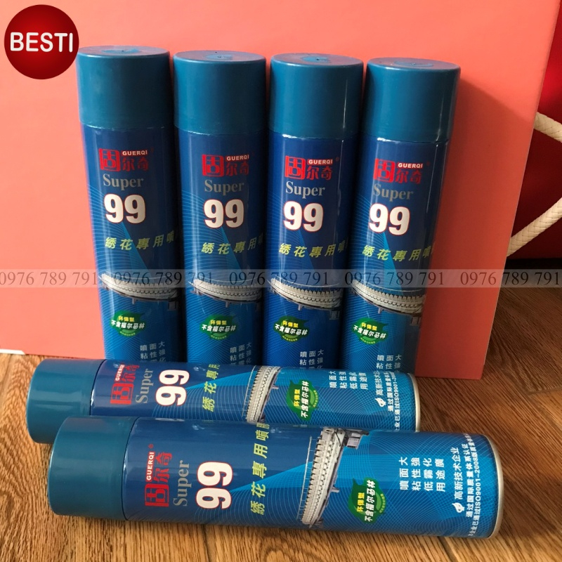 Keo dán xốp đa năng siêu dính không mùi- Keo xịt đa năng Super 99 dán xốp mút, bông mây chuyên dụng