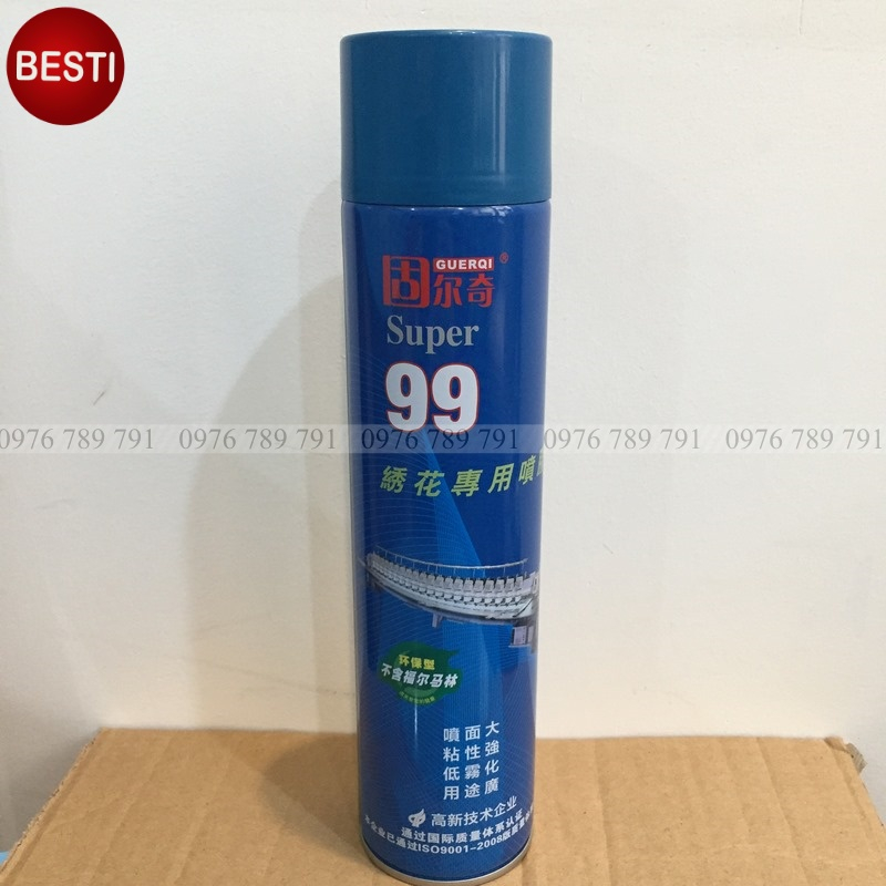 Keo dán xốp đa năng siêu dính không mùi- Keo xịt đa năng Super 99 dán xốp mút, bông mây chuyên dụng