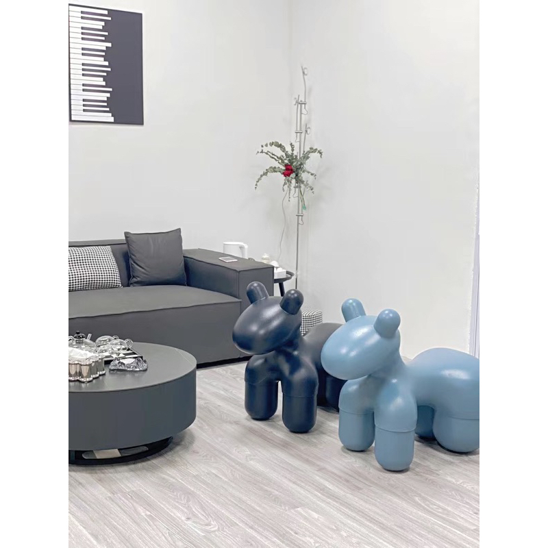 Ghế nhựa pony chair trang trí nội thất, decor nhà cửa siêu xinh