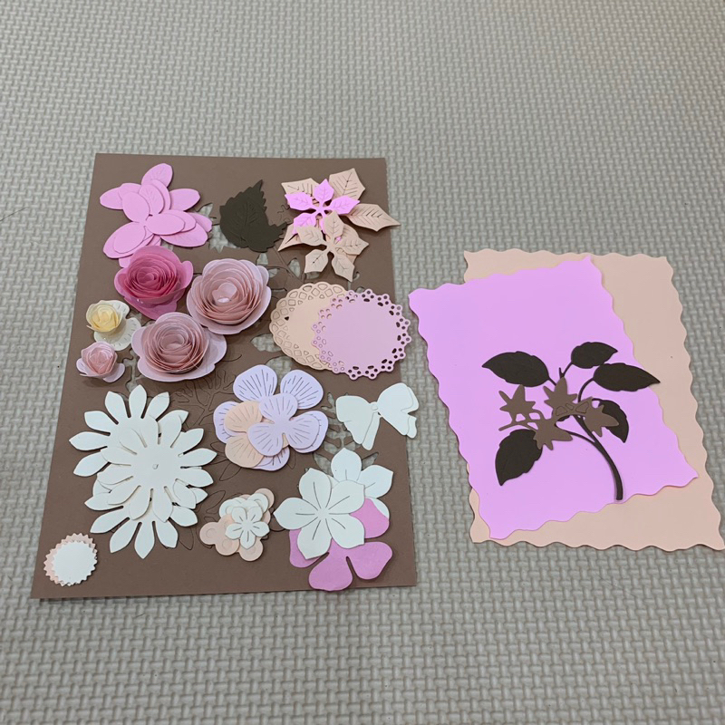 Túi hoa giấy cắt sẵn