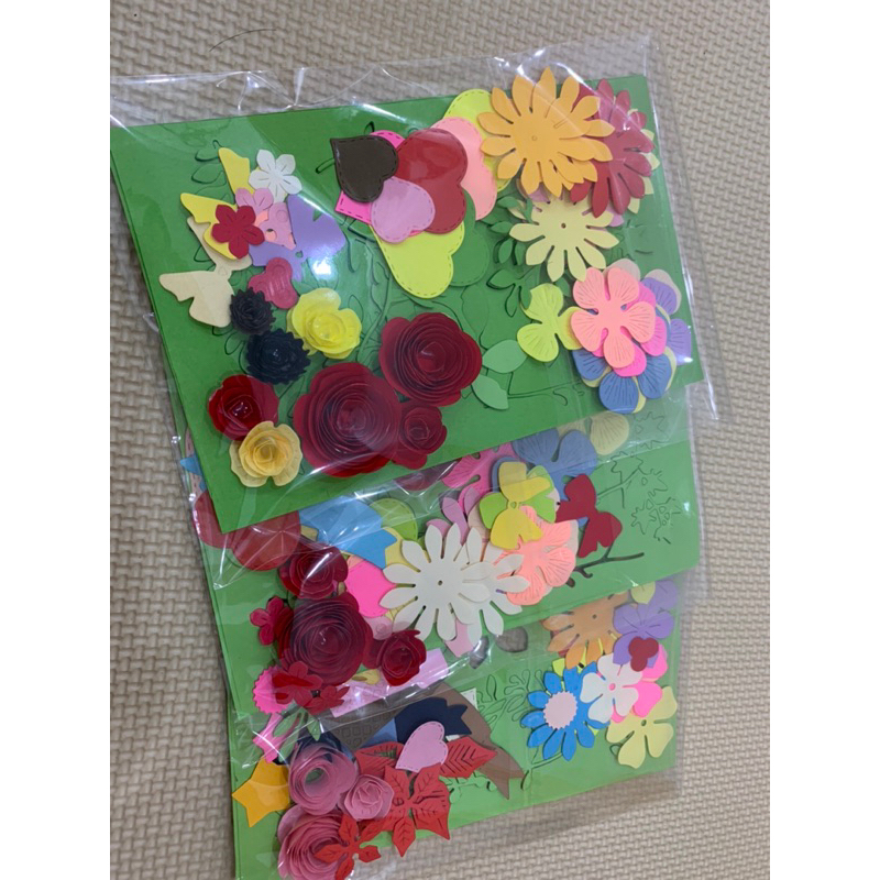 Túi hoa giấy cắt sẵn