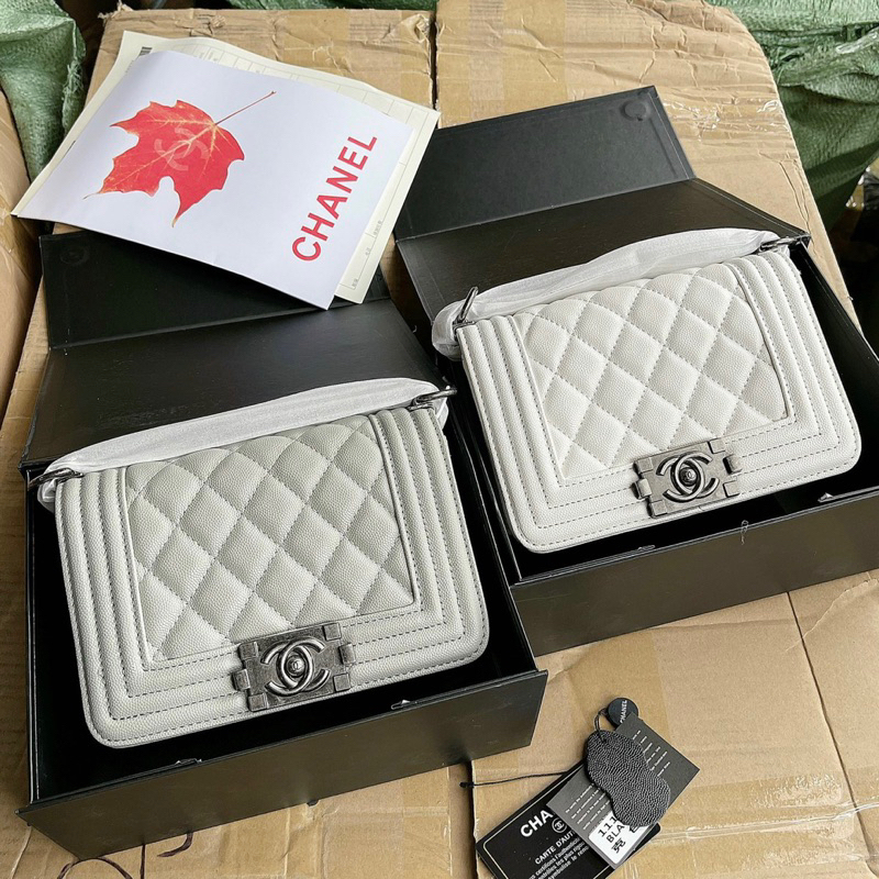 Full Box 💥 Đủ Size 💥 Túi Boy Da Hạt Size 20-25 Vip