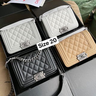 Full Box 💥 Đủ Size 💥 Túi Boy Da Hạt Size 20-25 Vip