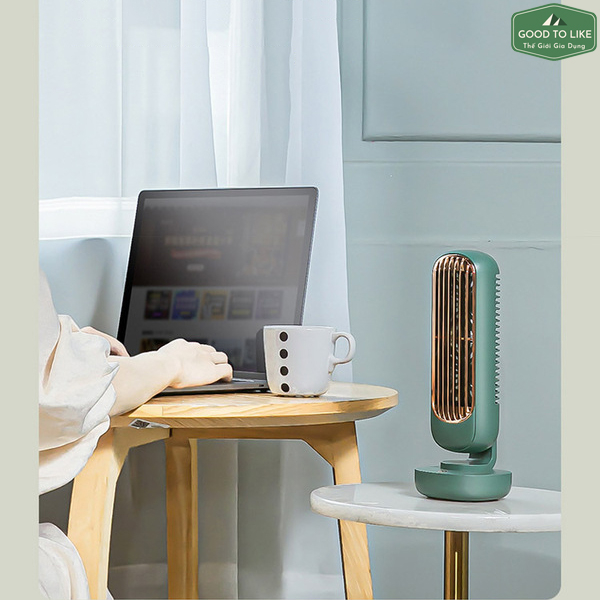Quạt Mini YooBao Để Bàn Phiên Bản Cao Cấp,Quạt Điều Hòa Mini Làm Mát Nhiều Cấp Độ Gió Dung Lượng Pin 2000mah