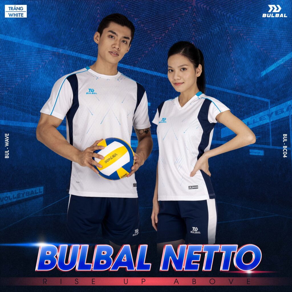 Quần áo bóng chuyền nam nữ, bộ đồ thể thao Bulbal Netto BC04 - Dungcusport