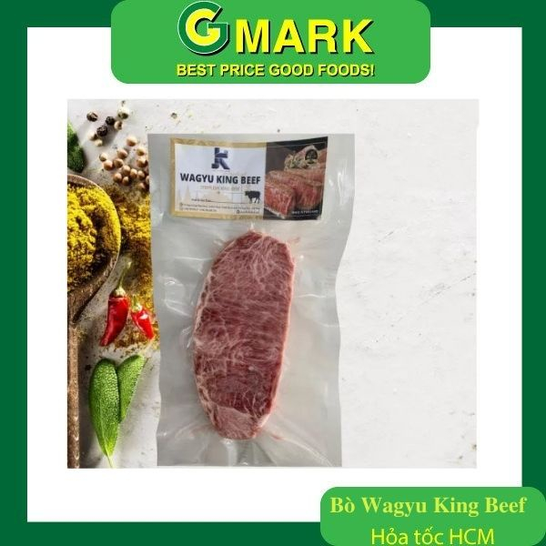 Bò Wagyu King Beef Bít Tết Thịt Siêu Mềm 200gr - Giao Hỏa Tốc HCM - Gmark
