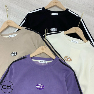 sét áo croptop rút eo + cvay dài