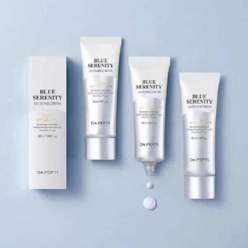 Kem Chống Nắng Phổ Rộng Chống Ánh Sáng Xanh Dr.Pepti Blue Serenity UV SPF50+ PA++++