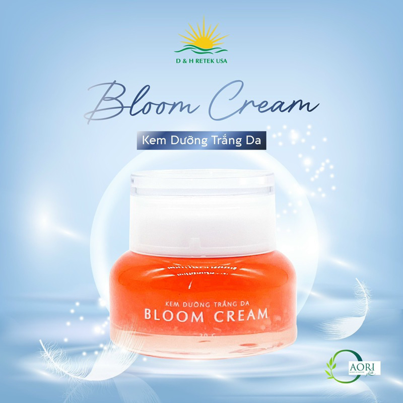 Bloom Cream, kem dưỡng trắng da, chống lão hóa, phục hồi da , sáng da