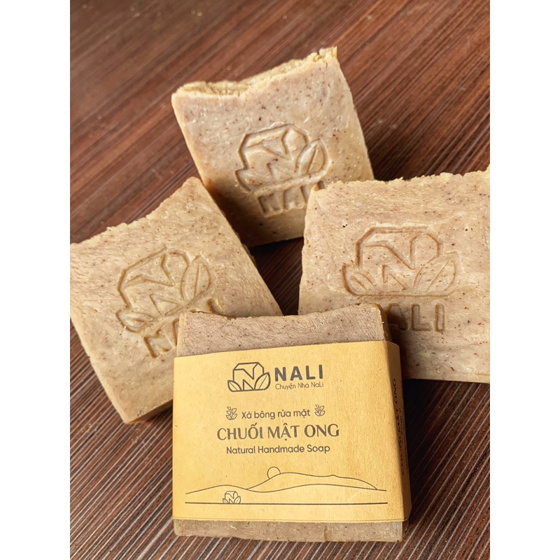 Xà phòng rửa mặt NaLi - Chuối Mật ong - Siêu ẩm, mịn cho da khô, thường