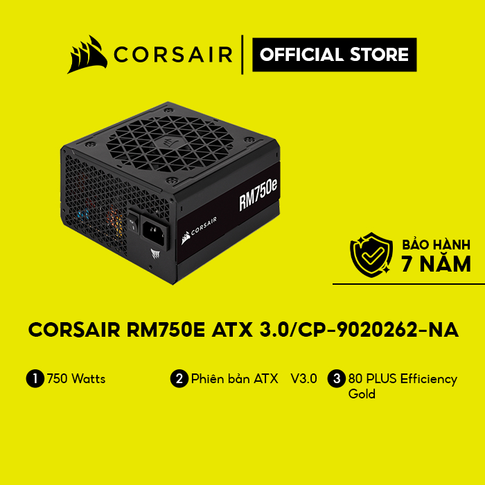 Nguồn máy tính Corsair RM750e ATX 3.0/CP-9020262-NA