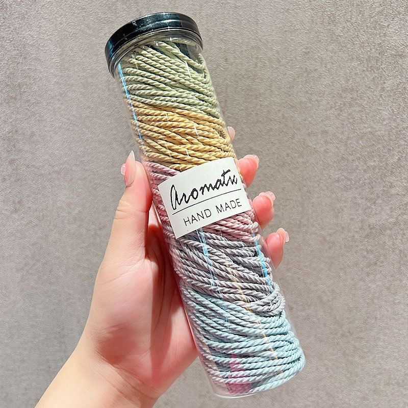 Hộp 100 chun buộc tóc nhiều màu siêu xinh