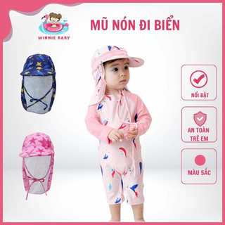 Mũ/nón đi biển đi biển che nắng gió cho bé