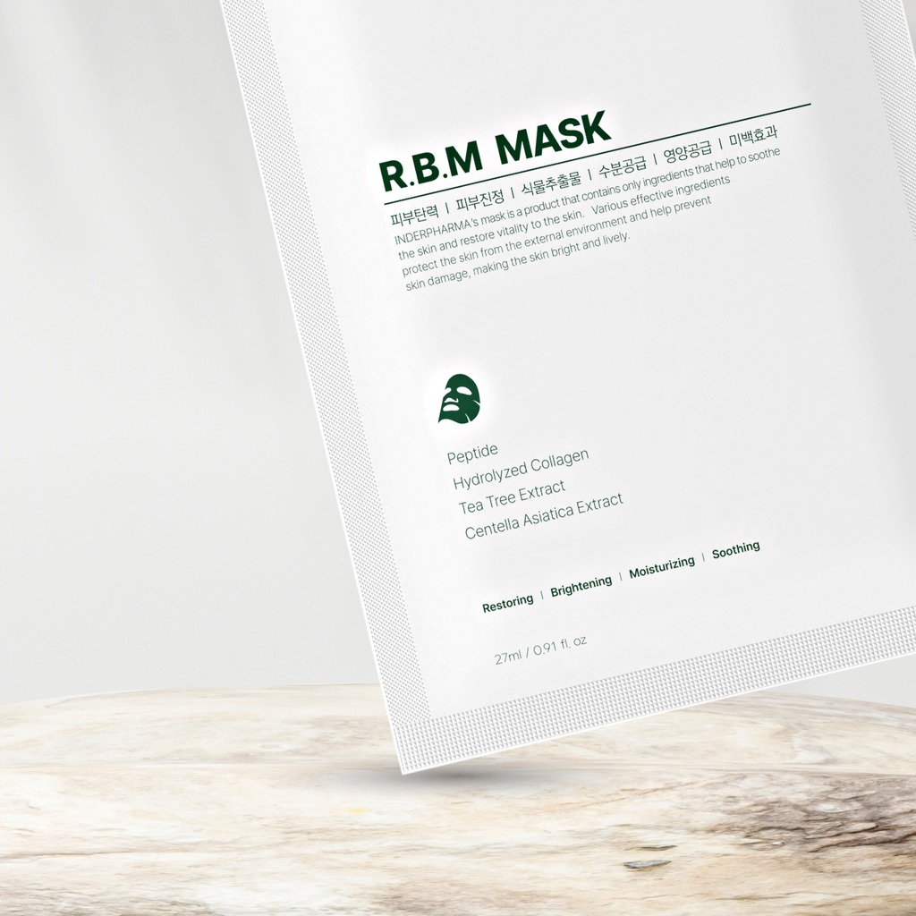 Mặt Nạ Phục Hồi Sáng Da IDP Inderpharma R.B.M Mask