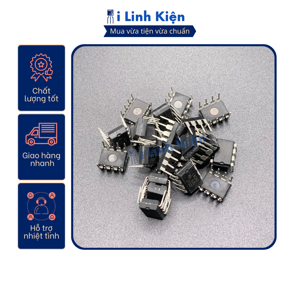 LM393 LM393DR LM393P Ic khuyếch đại thuật toán.