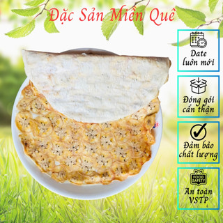 Bánh phồng chuối Sơn Đốc Bến Tre loại đặc biệt bánh dày, nhiều chuối