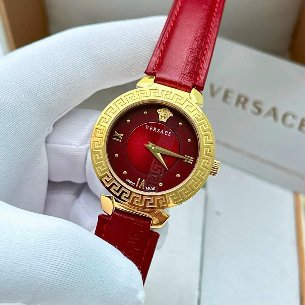 Đồng Hồ Nữ Ver.sa.ce Daphnish Dây Da Cao Cấp,Size:34mm,Full Box Hãng, Sang Trọng-Đẳng Cấp-Quý Phái