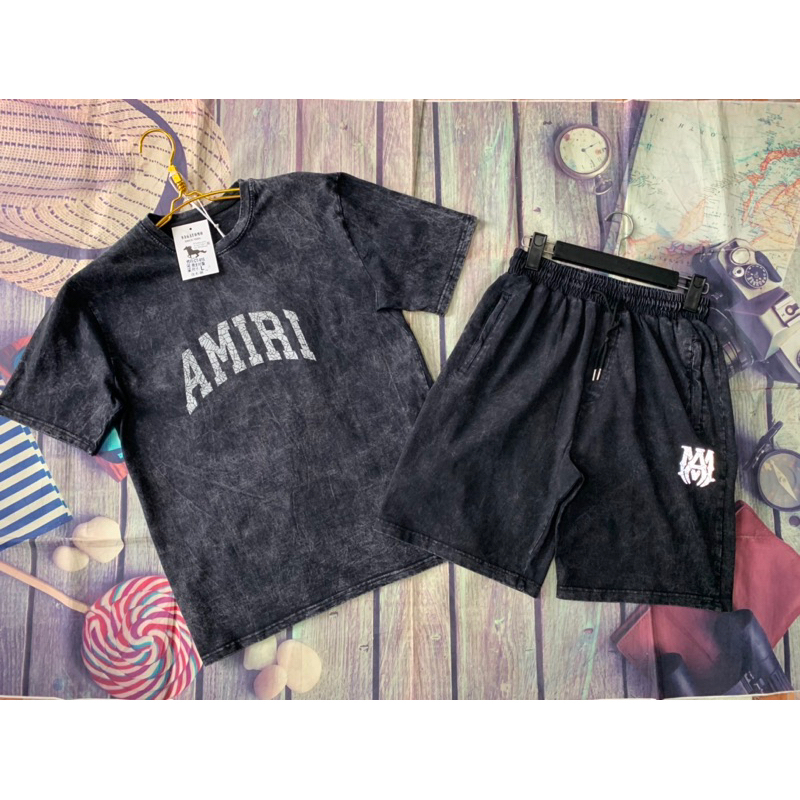 Set bộ cotton 2c loang nam ESS From Rộng  dày dặn, thoáng mát