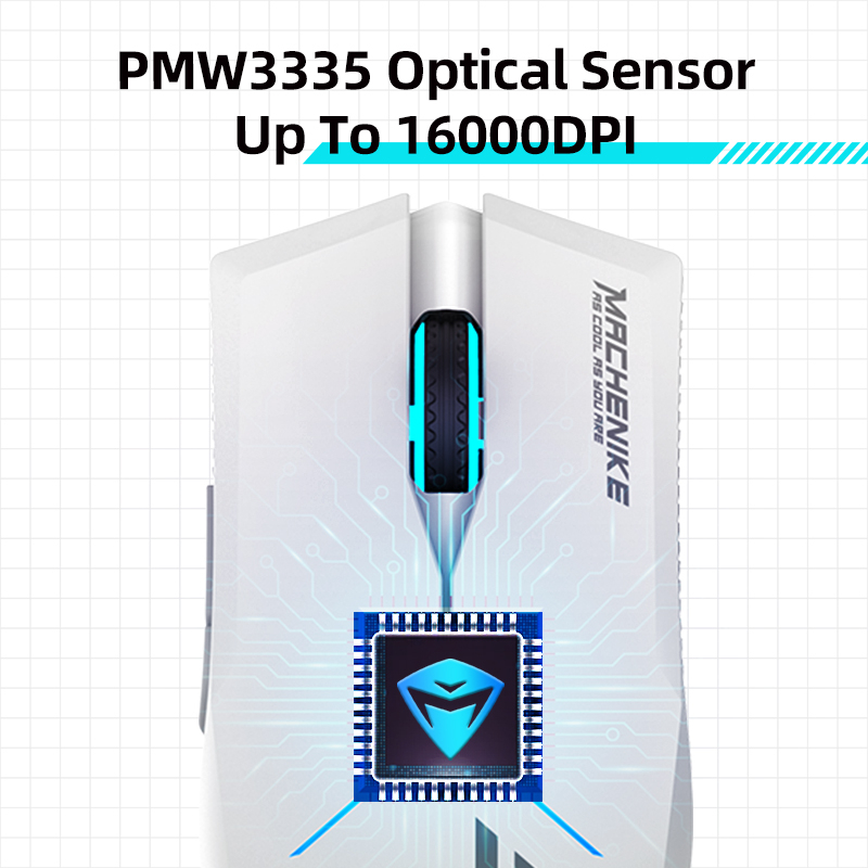 Chuột không dây MACHENIKE Machenike M7 Gen 2 chế độ / 2.4G