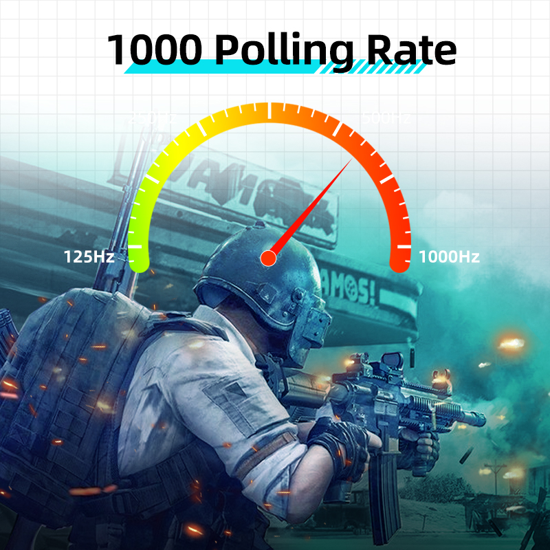 Chuột không dây MACHENIKE Machenike M7 Gen 2 chế độ / 2.4G