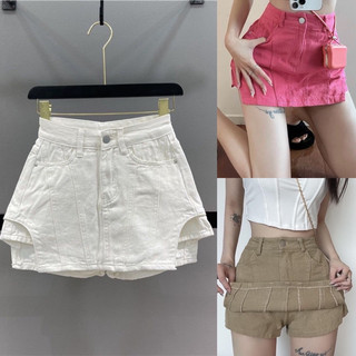  Quần giả váy kaki cạp cao dành cho nữ quần đùi giả váy siêu dễ phối đồ - QO023 