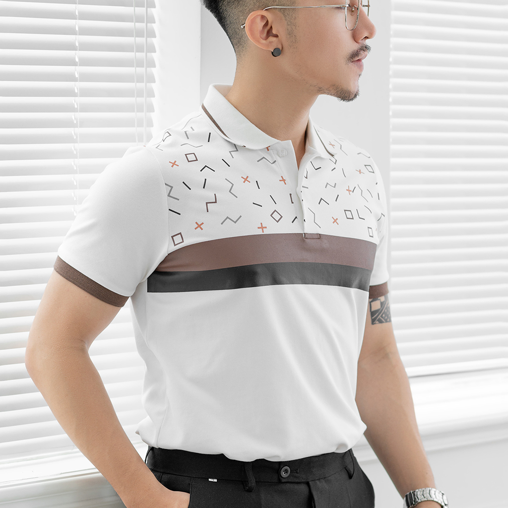 Áo thun Polo nam cổ bẻ NAROL phối vải Cotton bông sợi dệt tự nhiên xuất xịn, chuẩn form PLPH0070 - BELAIRMAN