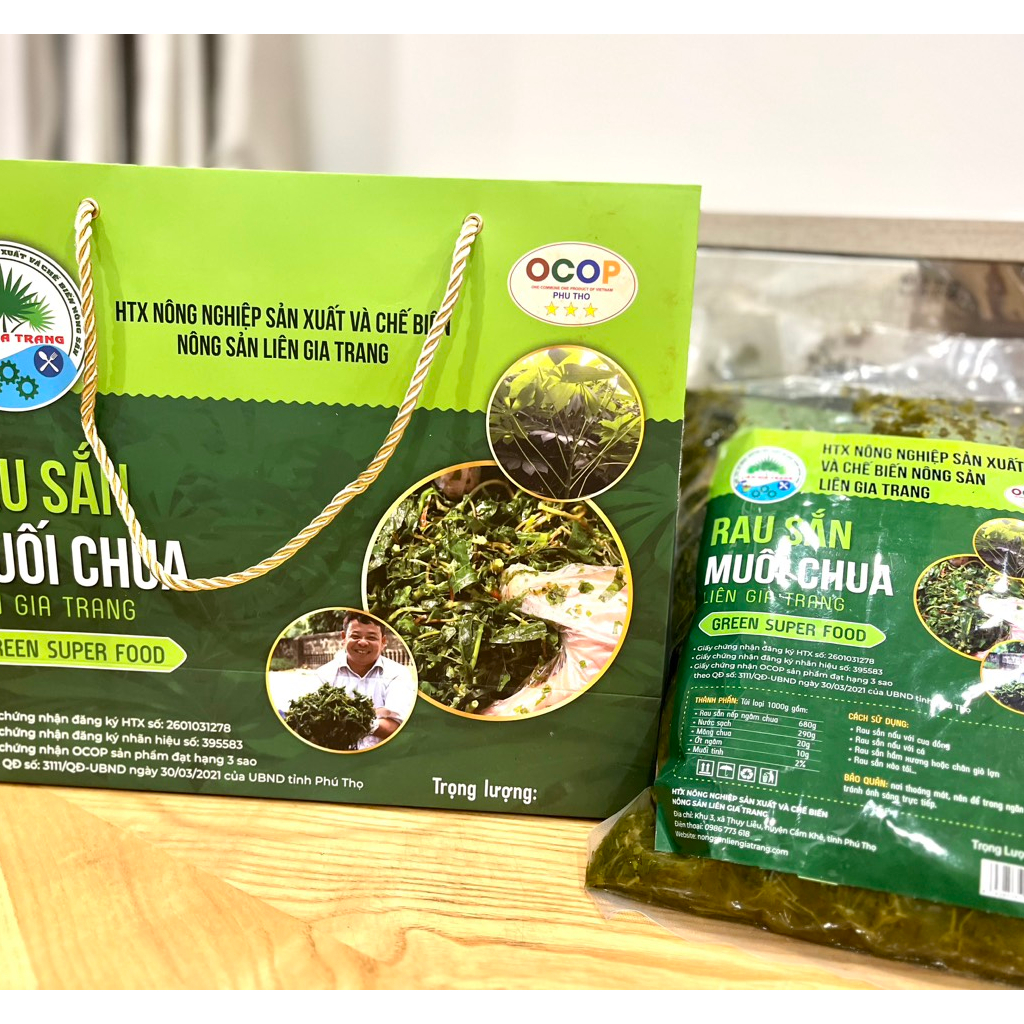 Rau sắn muối chua Liên Gia Trang